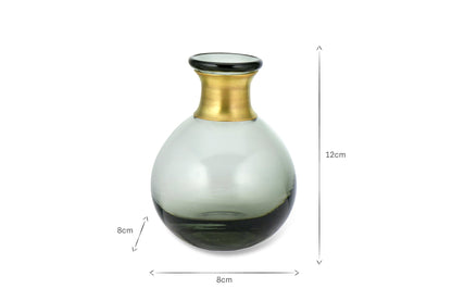 Vase en verre Miza Mini - Fumé
