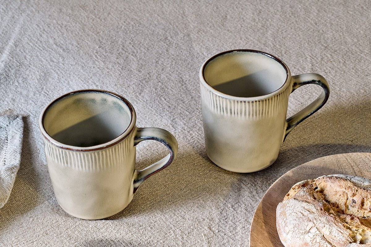 Tasse Malia - Crème - (Lot de 2)