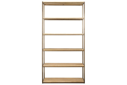 Étagères sur pied Marjori en bois de manguier et fer - Larges