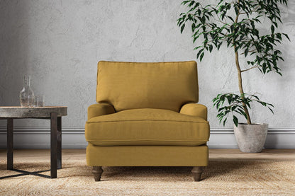 Fauteuil Marri - Coton recyclé ocre