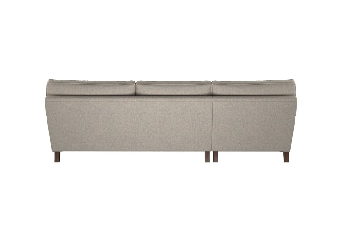 Canapé méridienne Marri Grand avec accoudoir gauche - Brera Linen Granite
