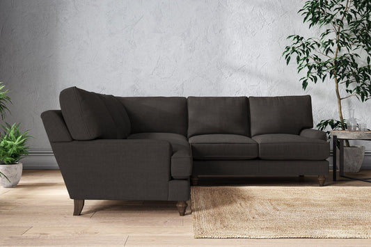 Grand canapé d'angle Marri - Brera Lin Espresso