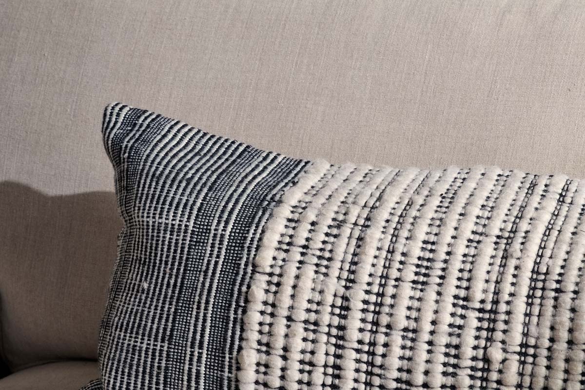 Housse de coussin Mika recyclée - Rectangulaire