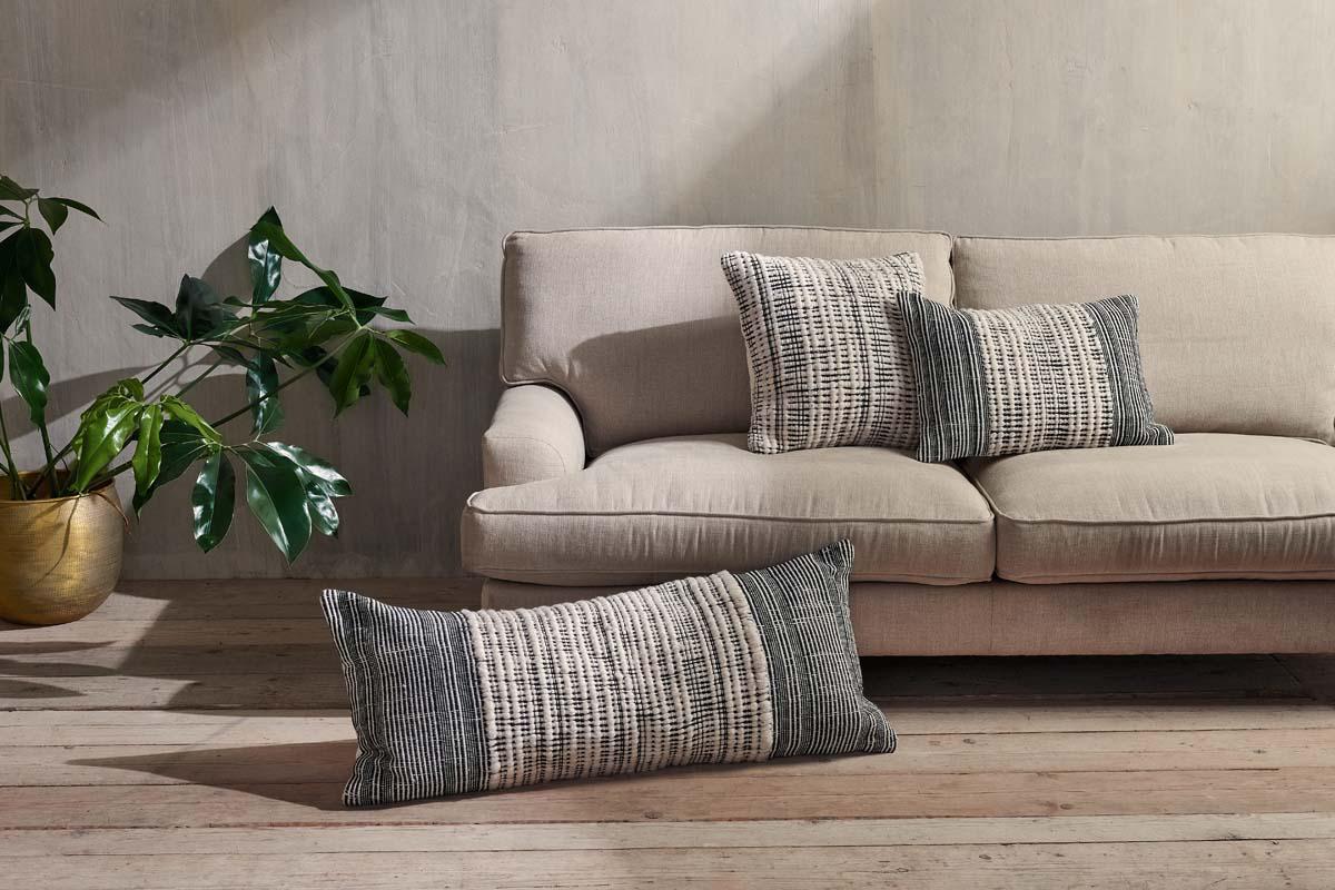 Housse de coussin Mika recyclée - Rectangulaire