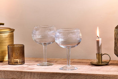 Verre à gin Mila - Transparent - (Lot de 2)