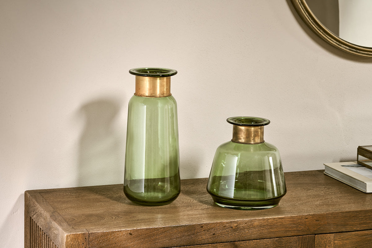Vase en verre Miza - Vert