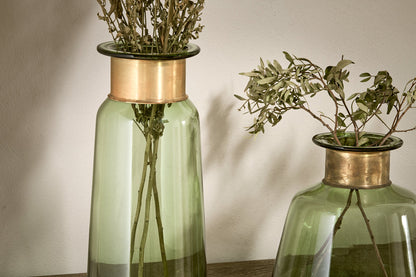 Vase en verre Miza - Vert