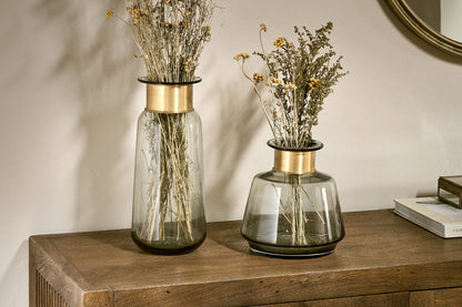 Vase en verre Miza - Fumée