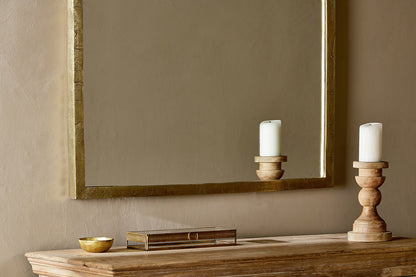 Miroir en arc Murwara - Laiton antique