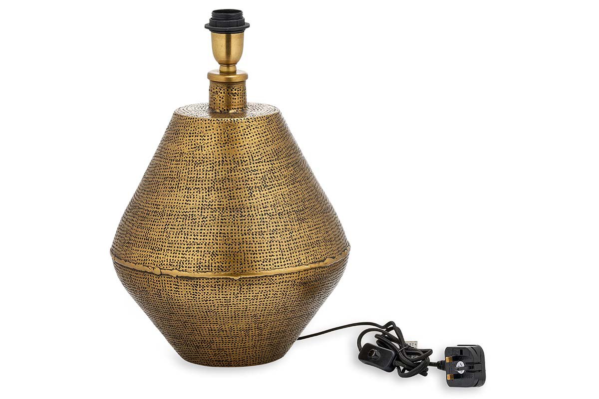 Lampe Nalgonda - Laiton antique - Grande