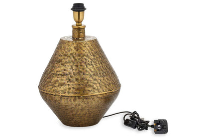Lampe Nalgonda - Laiton antique - Grande