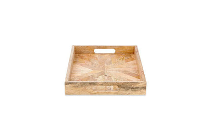 Plateau rectangulaire en bois de manguier Pawi