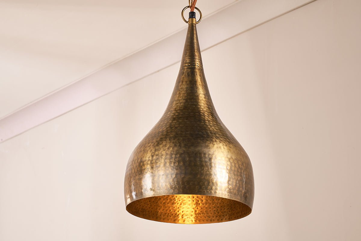 Pendentif Quinn en métal martelé - Petit