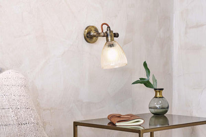 Applique murale simple en verre recyclé Rarni