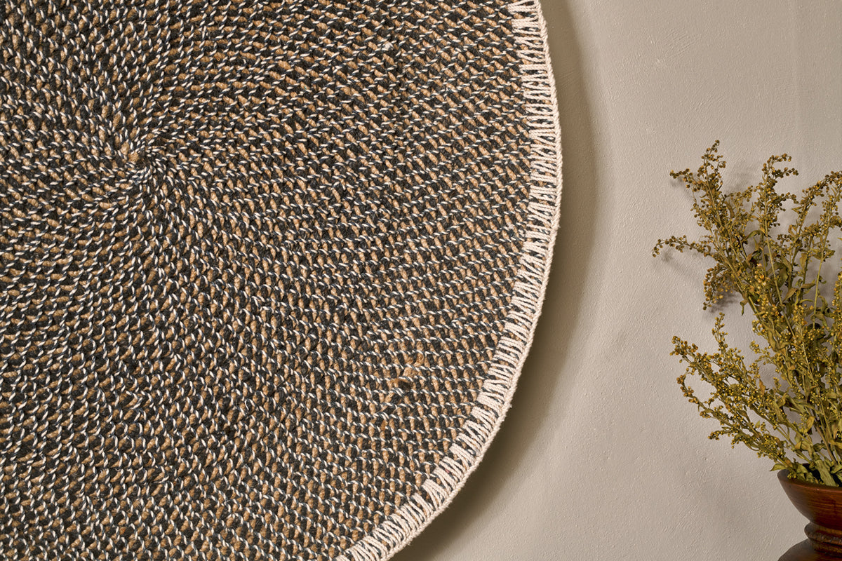 Décoration murale Sadie Basket - Noir et naturel