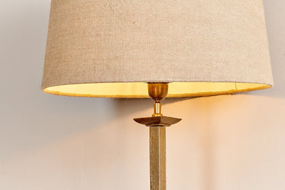 Lampadaire trépied en métal Sahhil - Laiton antique