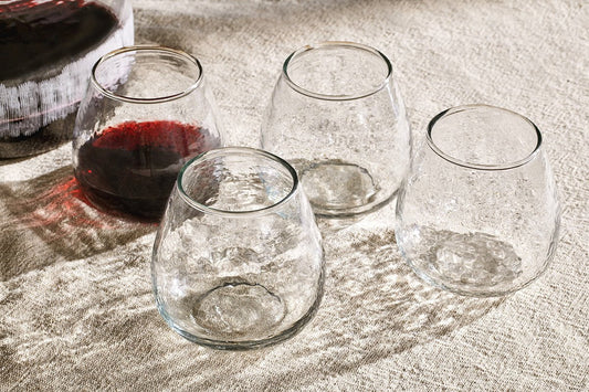 Verres à vin sans pied Sarda - (Lot de 4)