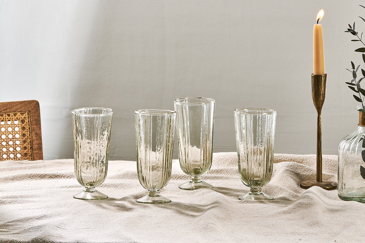 Verres à vin hauts Sigiri - Transparent - (Lot de 4)