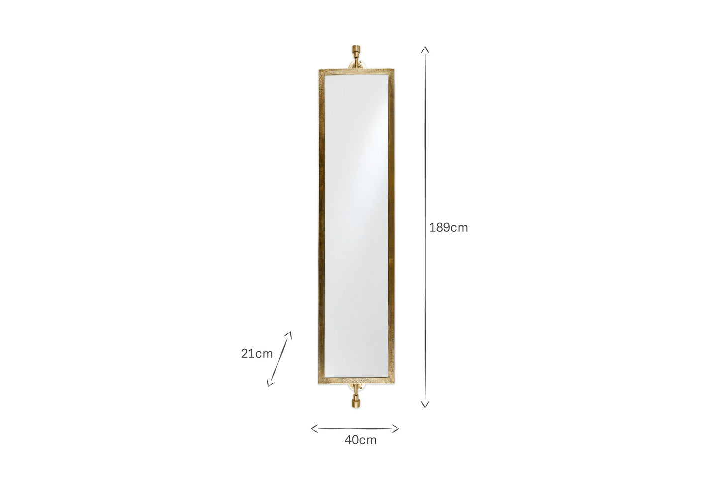 Miroir mural pivotant Visala pleine longueur - Grand