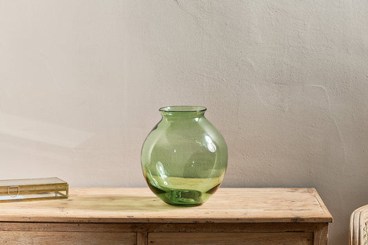 Vase en verre Vanita - Vert - Large