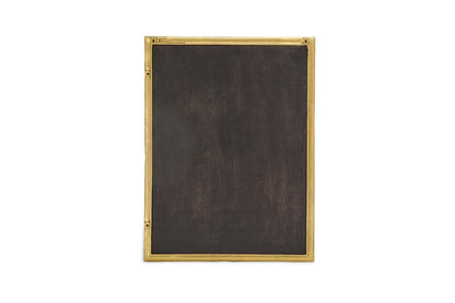 Miroir rectangulaire Yadur - Laiton antique - Grand