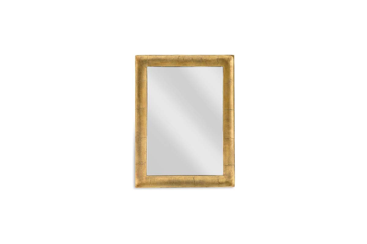 Miroir rectangulaire Yadur - Laiton antique - Petit
