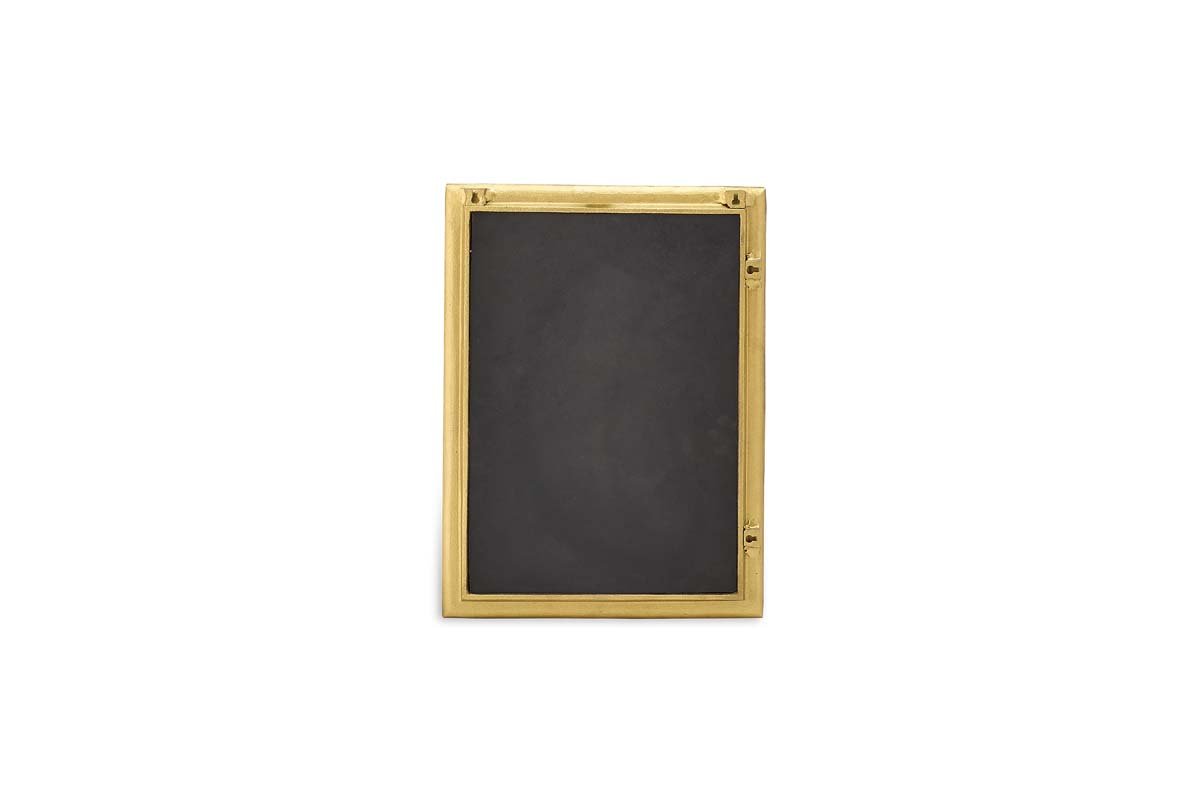 Miroir rectangulaire Yadur - Laiton antique - Petit