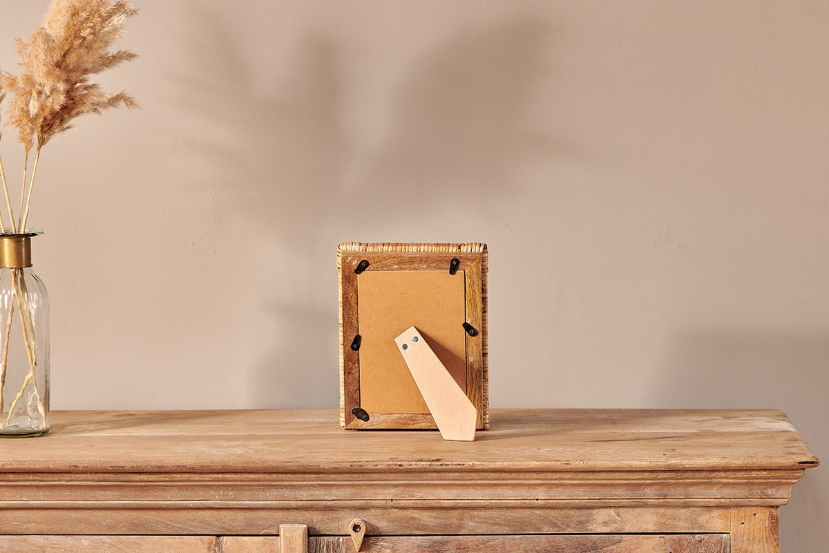 Cadre photo en rotin Yanis