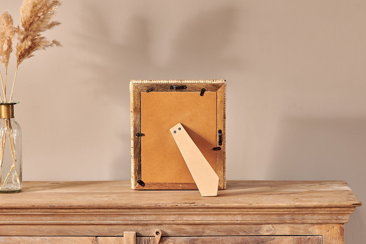 Cadre photo en rotin Yanis