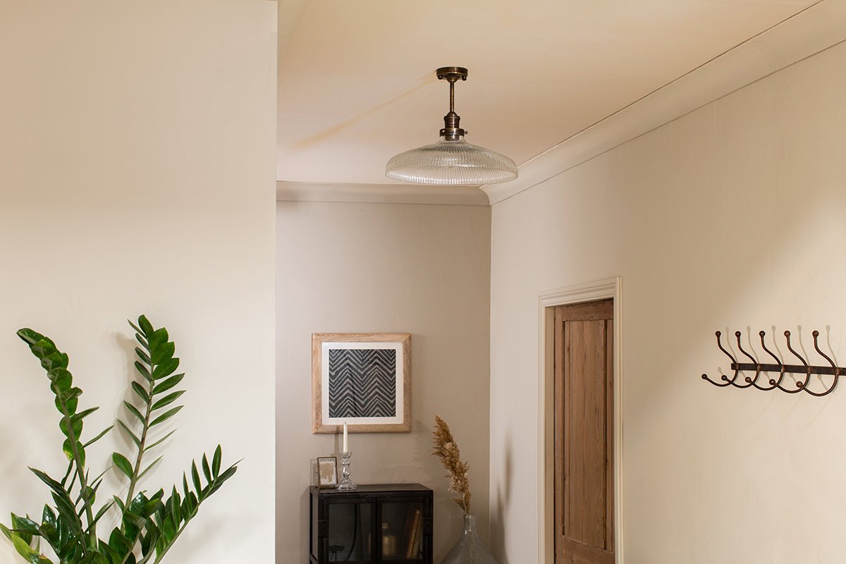 Plafonnier Zowie en verre recyclé - Grand