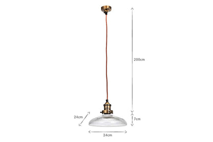 Suspension Zowie en verre recyclé - Petit