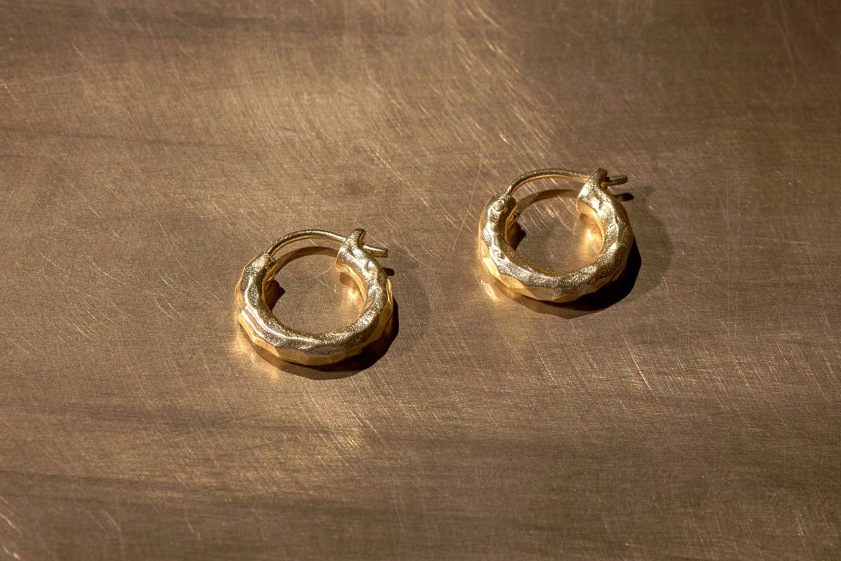 Boucles d'oreilles créoles Nandi