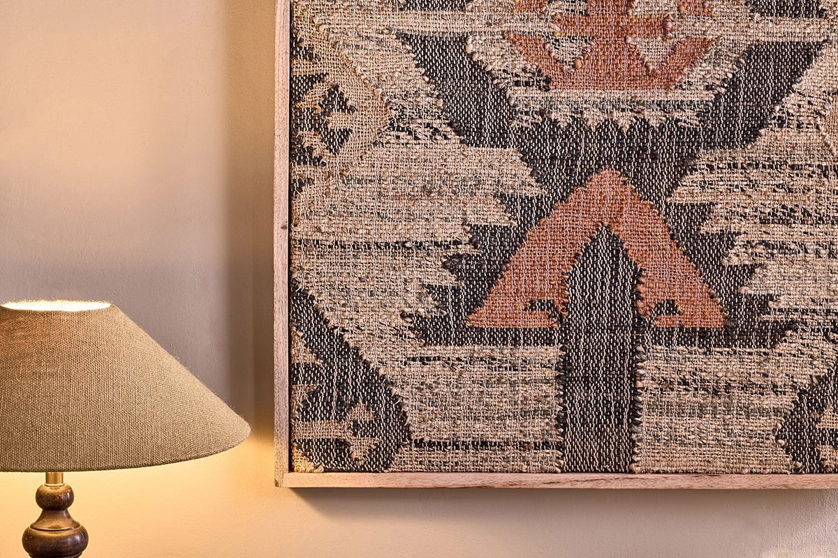 Oeuvre tissée à la main Pemali - Grand